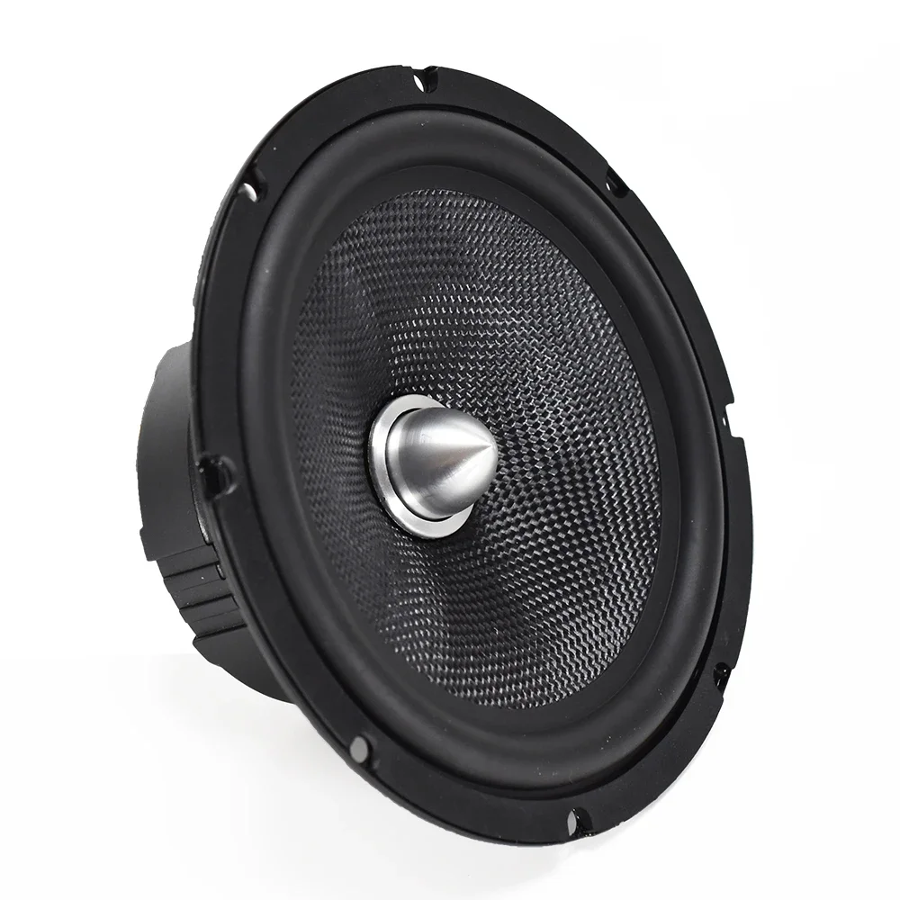Creadvent 6.5 Inch Bullet Midrange Bass Speaker Woofer 4/8ohm 30/40W Home Theater DIY HiFi Audio Fiber Diaphragm Loudspeaker