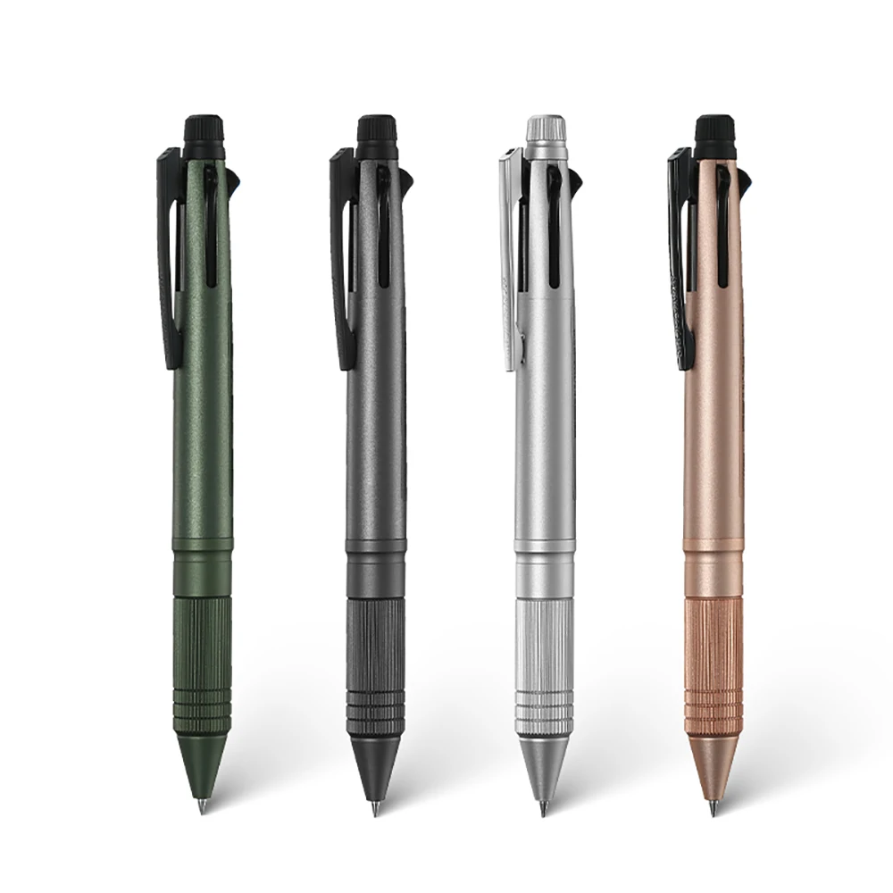 Japan UNI Jetstream Multifunction Pen 4+1 Metal Ballpoint Pen Quick-Drying Mechanical Pencil MSXE5-2000A-05 Pens for Writing