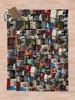 Stephen King Book Covers, Horror Bookworm Throw Blanket valentine gift ideas manga Baby For Baby Blankets 5