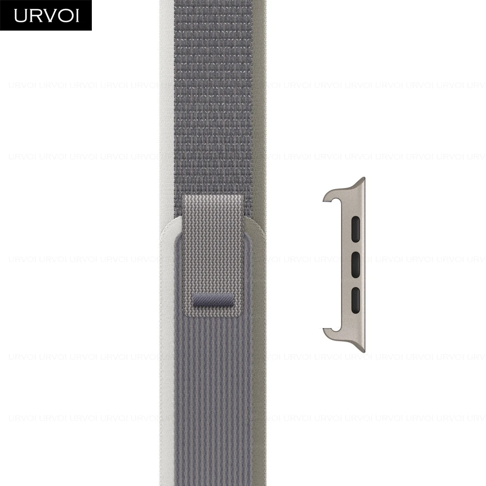 URVOI Nylon Weave Trail Loop Band with Pull Tab Closure