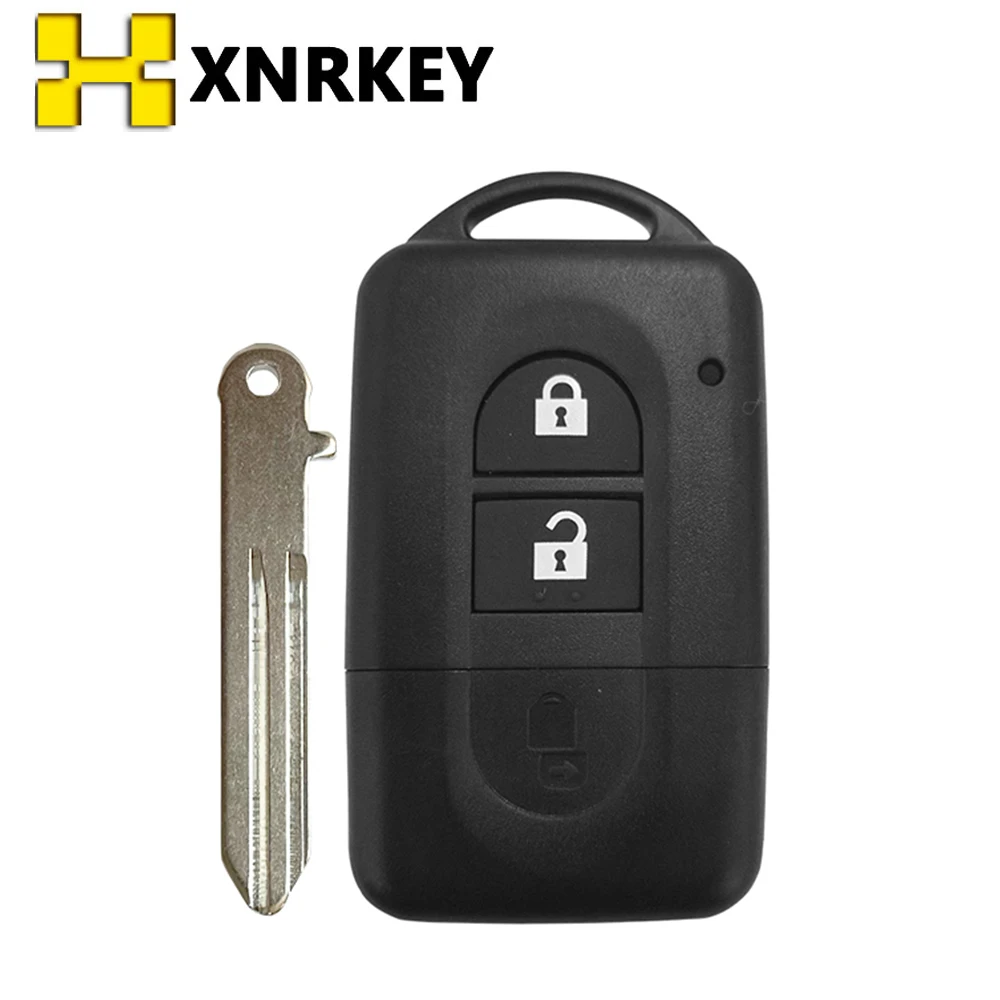 XNRKEY Remote key Shell Fob 2 Button For Nissan Micra X-trail Qashqai Juke Duke Pathfinder Case Cover