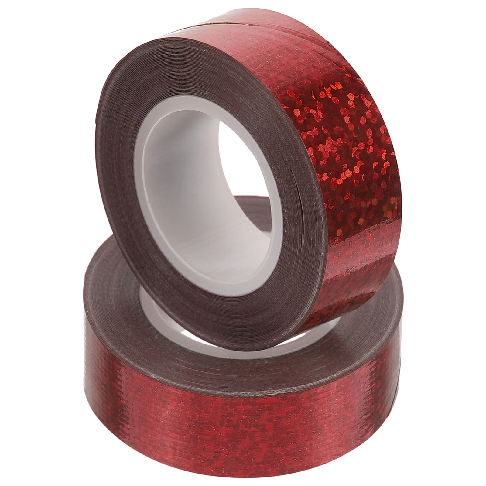 2 Rolls Holographic Duct Tape Sparkle Glitter Tapes Glitter Effect Washi Tape Decorative Self Adhesive Masking Tape Diy