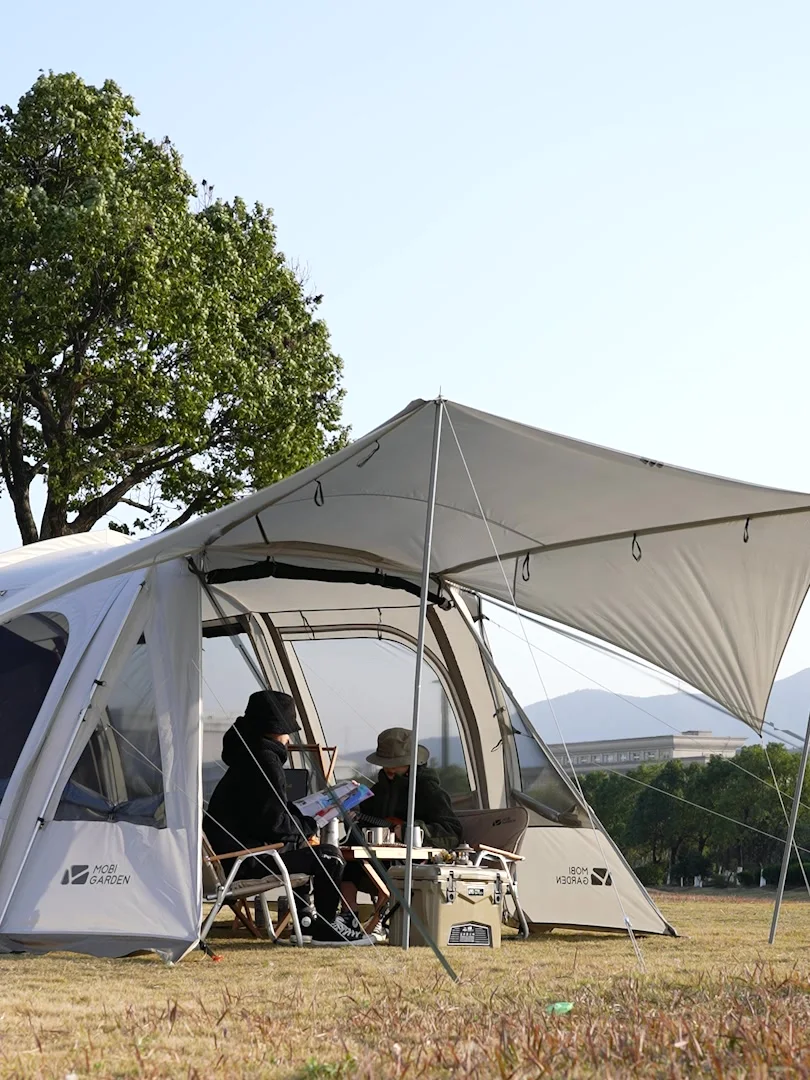 MOBI GARDEN モビガーデン キャンプ LS4 トンネルテント