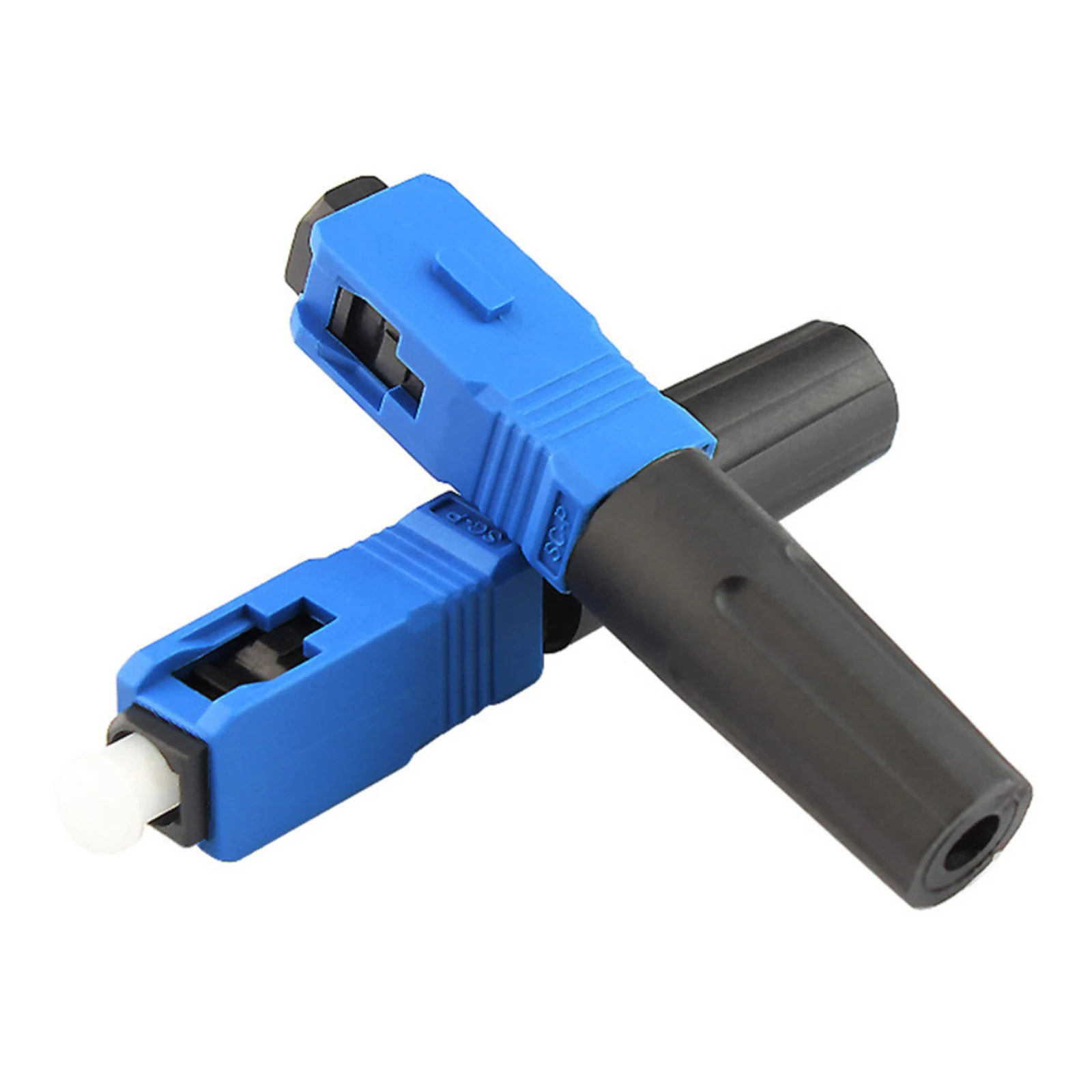 

50Pcs/Box FTTH UPC Single Mode Fiber Optic Fast Connector SC Quick Connector FTTH Tool Cold Connection Optical Adapter