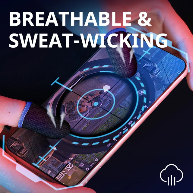 20/40pcs Gaming Finger Cover Game Controller Suitable For PUBG LOL Anti Sweat Scratch Touch Screen Game Finger Thumb Cover Glove 3