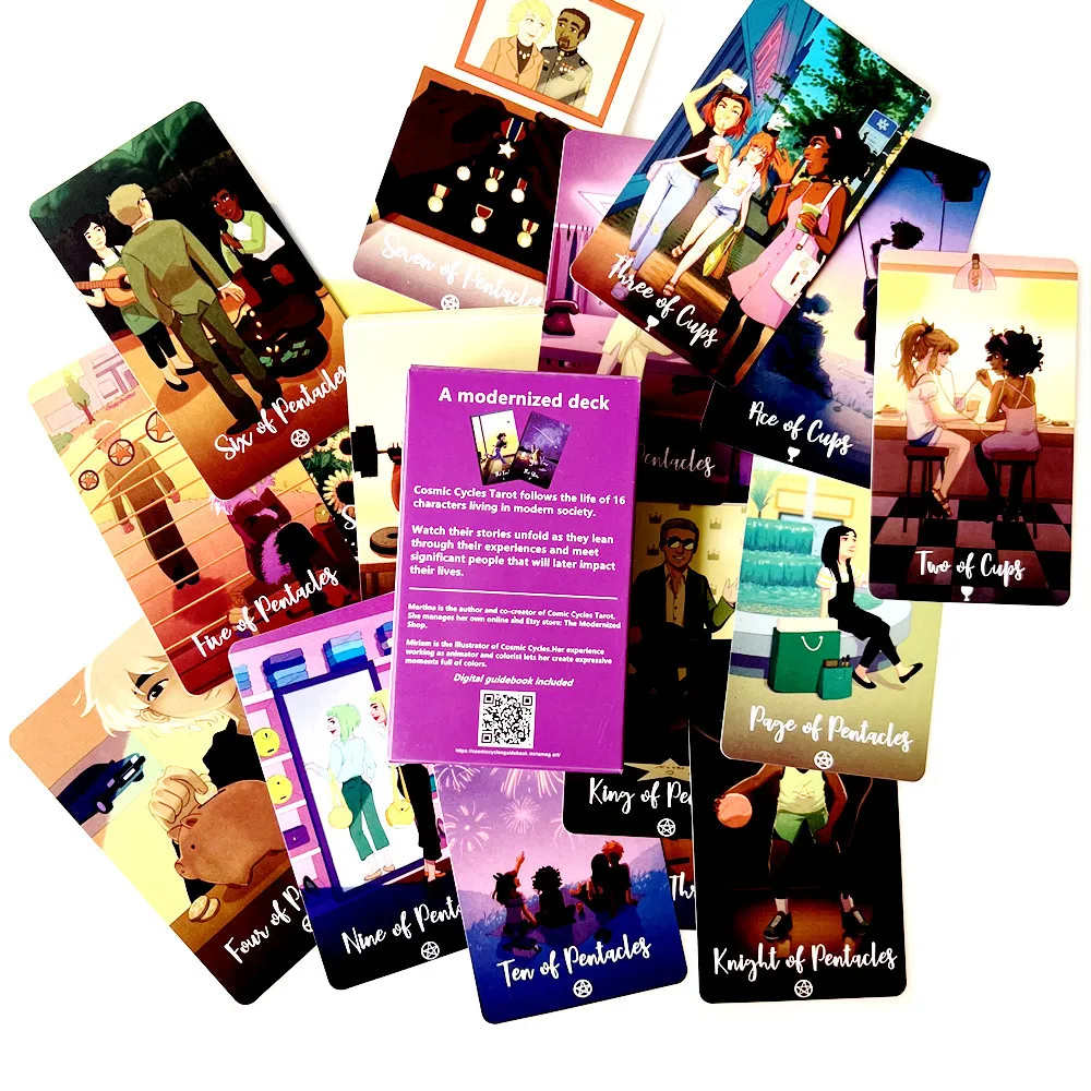 Cosmic Cycles Tarot Card  Divination fate Family Party Board Game Fate Fortune Telling A Modernized Deck 2