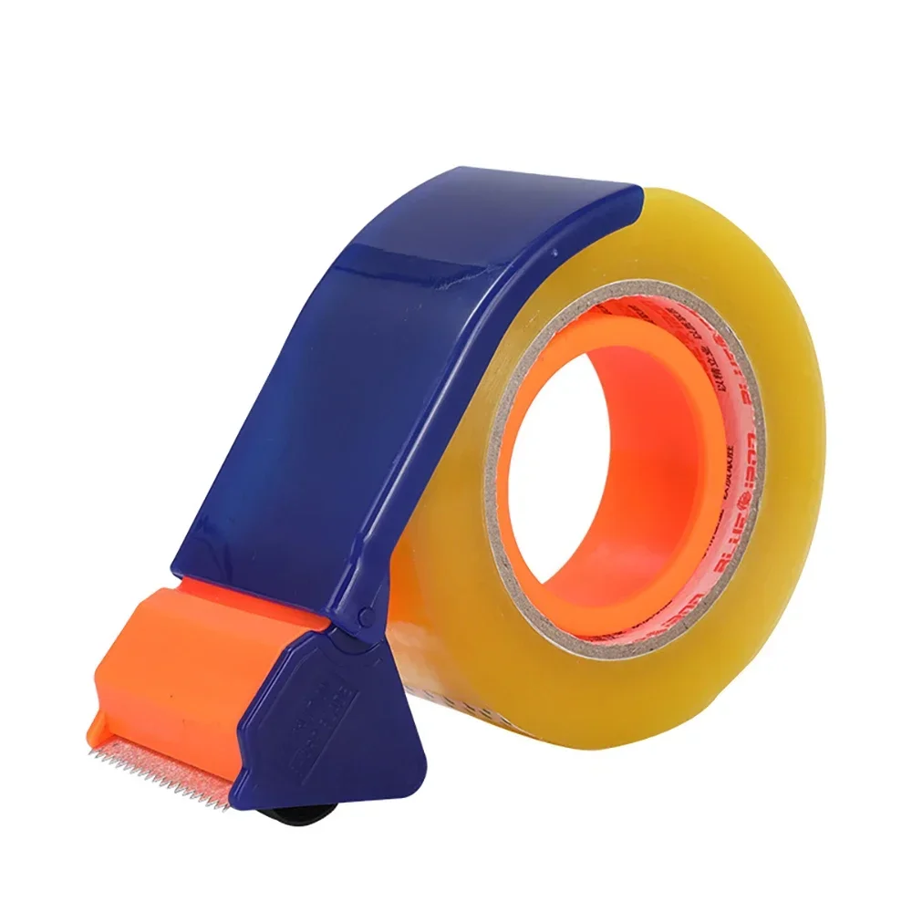 Plastic Tape Dispenser Portable Sealing Packaging Parcel Machine Manual Roller Tape Cutting Machine Sealing Packer Tool Office