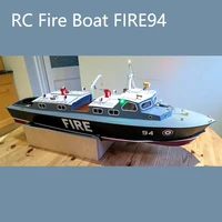 Remote Control Fire Boat Simulation Ship Model Assembly Kit FIRE No. 94 Electric Boat MK Series Speedboat Model Toy Gift 1