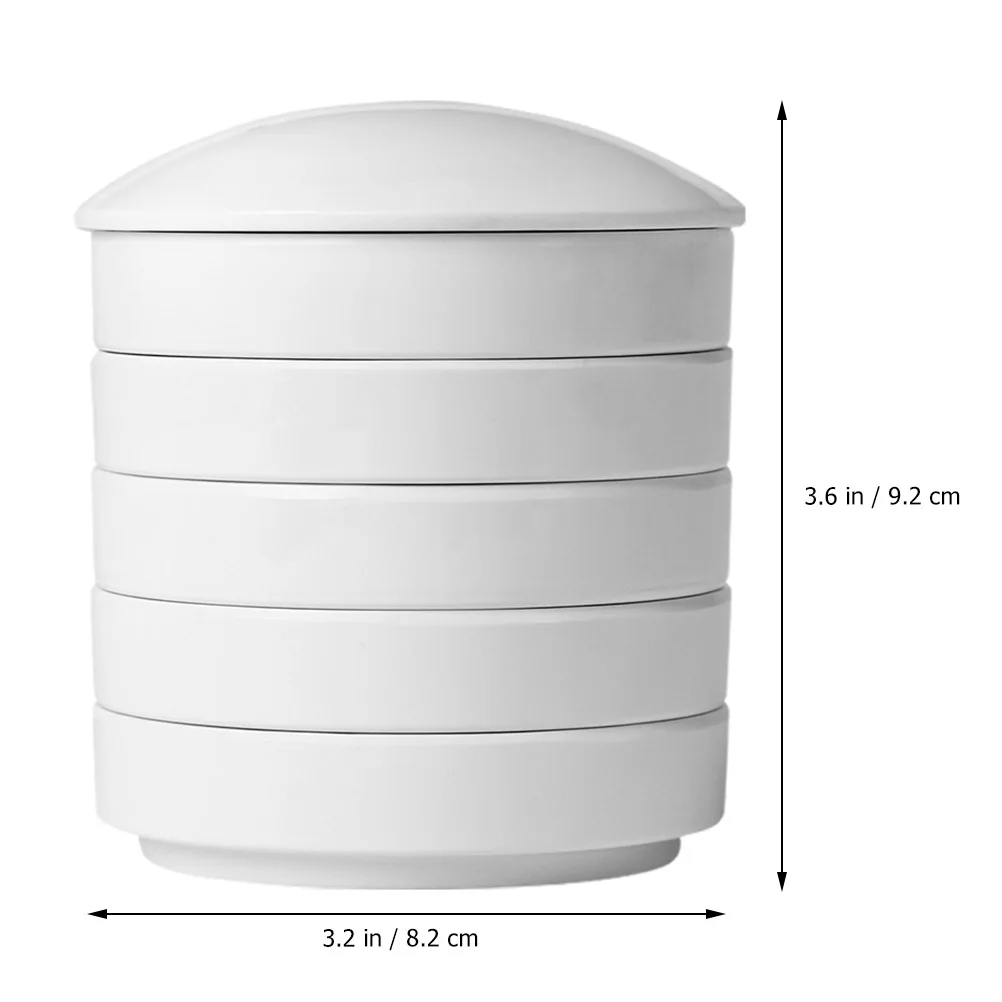 Five Layer Ceramic Material Paint Palette Multiuse Pigment Board Children Tool Saucer Dish Ink Tray Watercolor Palette