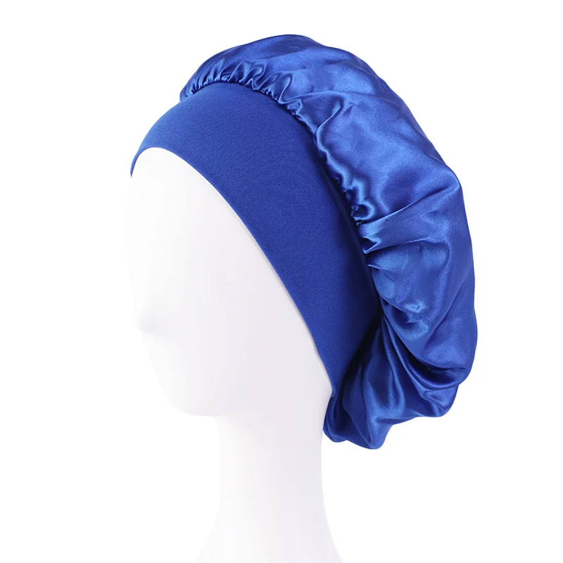 Holibanna Satin-Schlafkappe – Extra Groß, Breites Band, Für Lockiges & Langes Haar