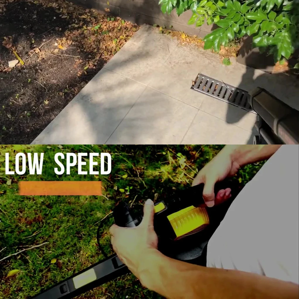 Road Artifact Fallen Leaf Collector Snowblower Yard Leaf Blower Suction Room Outdoor Lawn Vacuum Variable Speed Control EU Plug