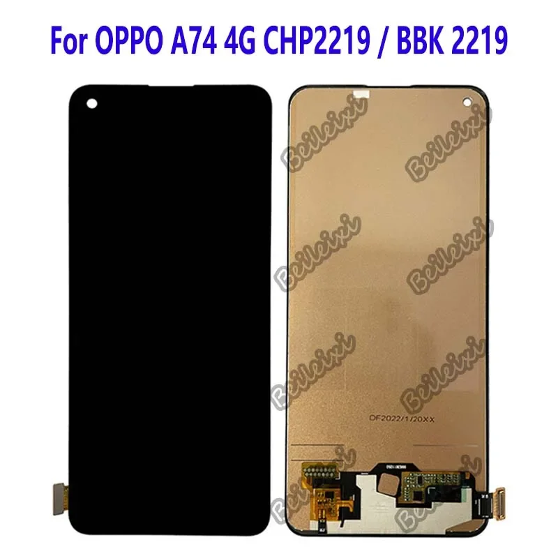 

LCD Display Touch Screen Digitizer Assembly For OPPO A74 4G CHP2219 BBK 2219