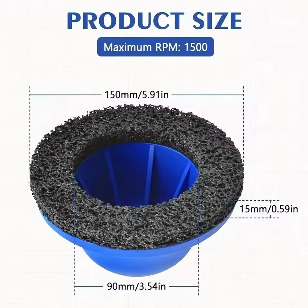 휠 허브 그라인더 녹 제거 연마 휠 무선 연마 도구 1/2 임팩트 드라이버 소켓 타이어 연마/녹 제거용 ?