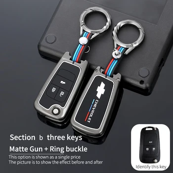 Custodia per chiave pieghevole per auto di moda per Chevrolet Cruze Aveo Trax Sail Malibu Captiva Opel Vauxhall Astra J Corsa Insignia Mokka