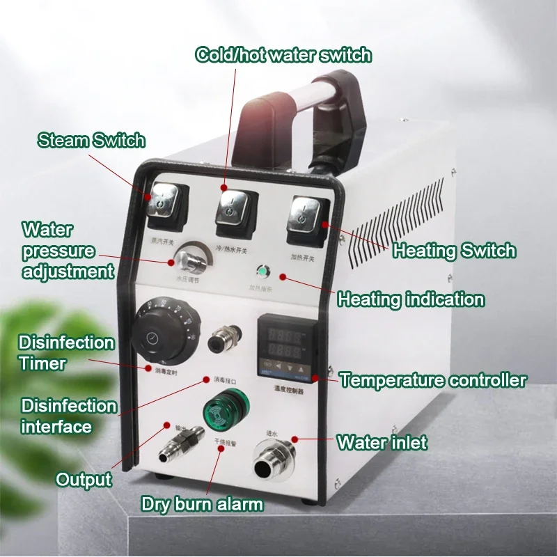 High Temperature High Pressure Steam Cleaner HF-Q7 Household Appliance Pipe Cleaning Air Conditioning and Refrigerator 220V 3