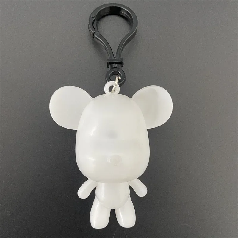 White Enamel Fluid Bear DIY Diamond Sticking Handmade Toy