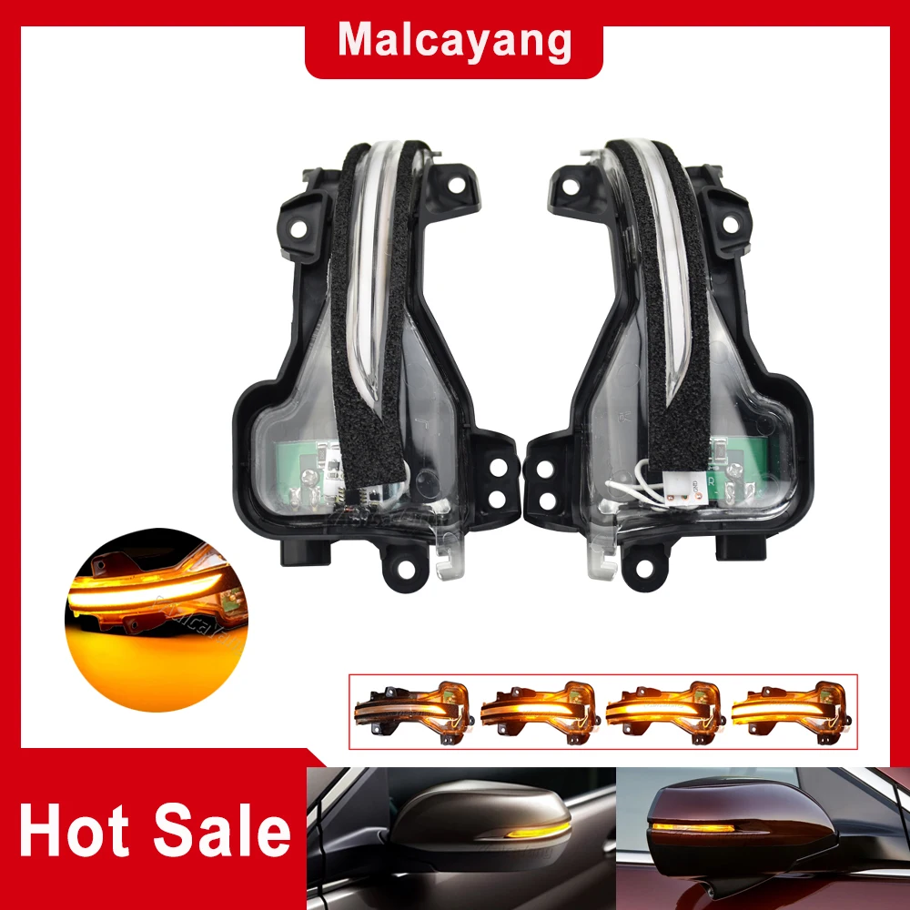 

2 шт., Светодиодные поворотники для Honda Accord 9 2014-2016 FIT/JAZZ 2015-2017 XRV RU5 2015 2016 2017