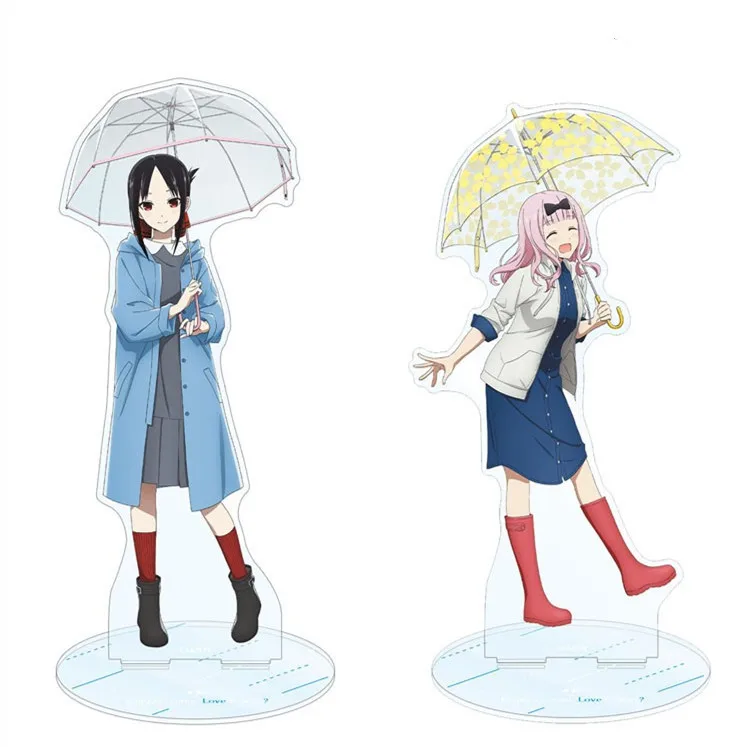 

Kaguya-sama: Love Is War Action Figure Doll Shinomiya Kaguya Fujiwara Chika Acrylic Stand Model Plate Toys