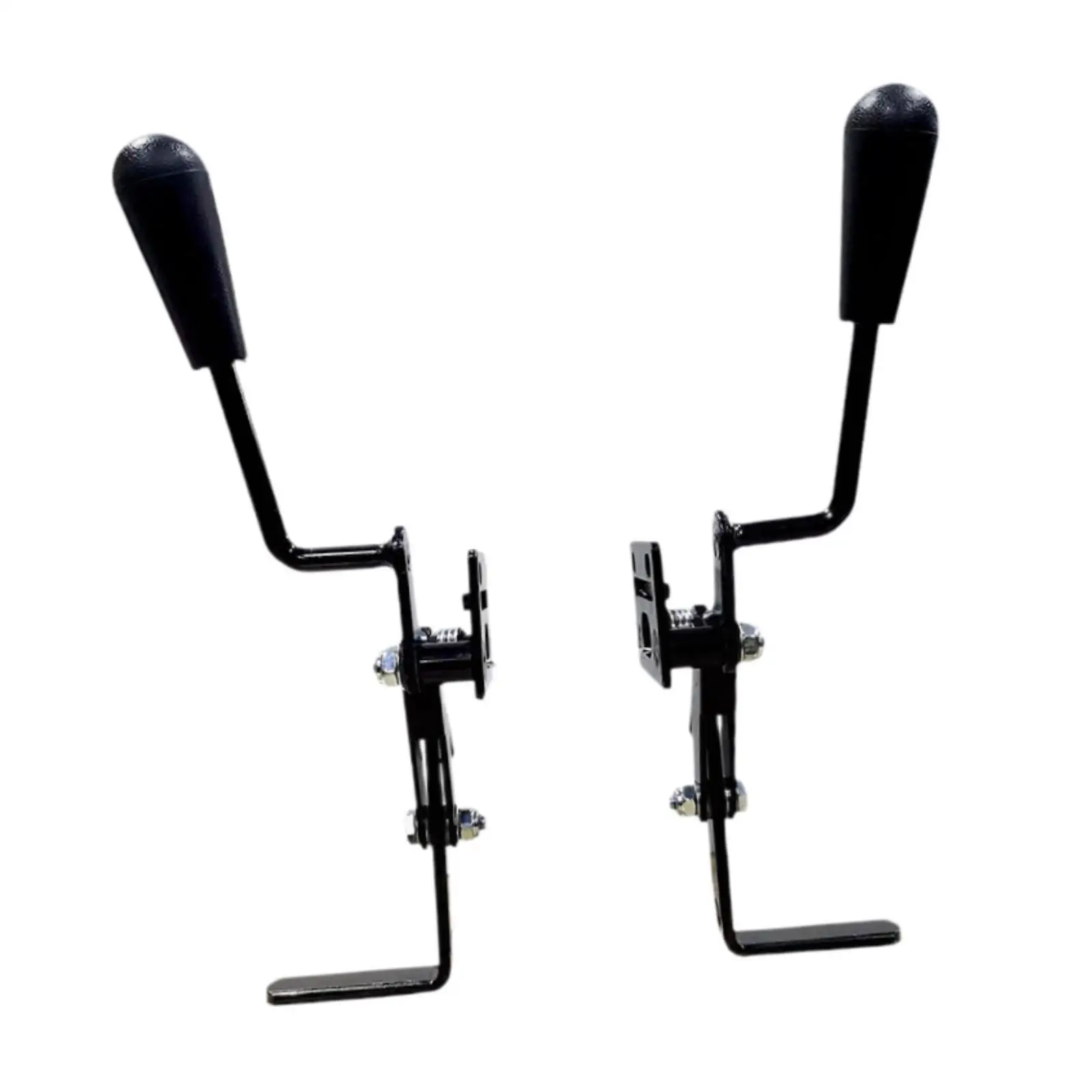 Wheelchair Brake Side Mount Sturdy Easy to Install Universal Left & Right Short Handle for Elderly Adults Fits Most Wheelchairs