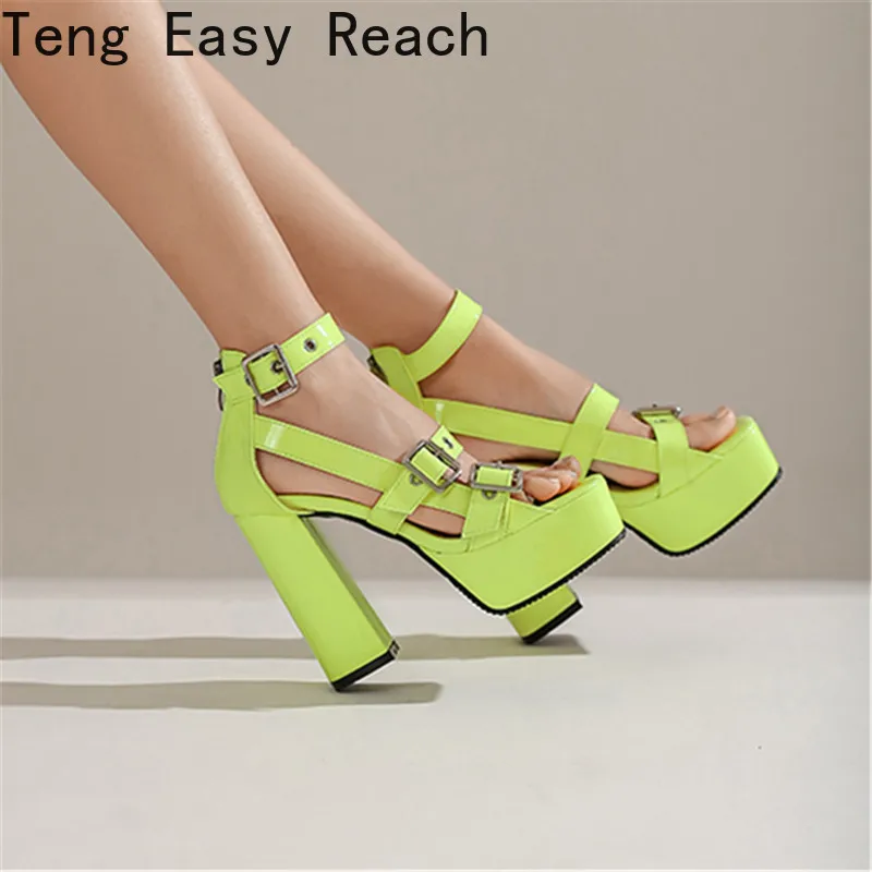 

Women's Fashion Summer Sandals Open Toe Comfortable Thick Heel High Heel Sandals Zipper Sexy High Heel Summer Sandals 35-46