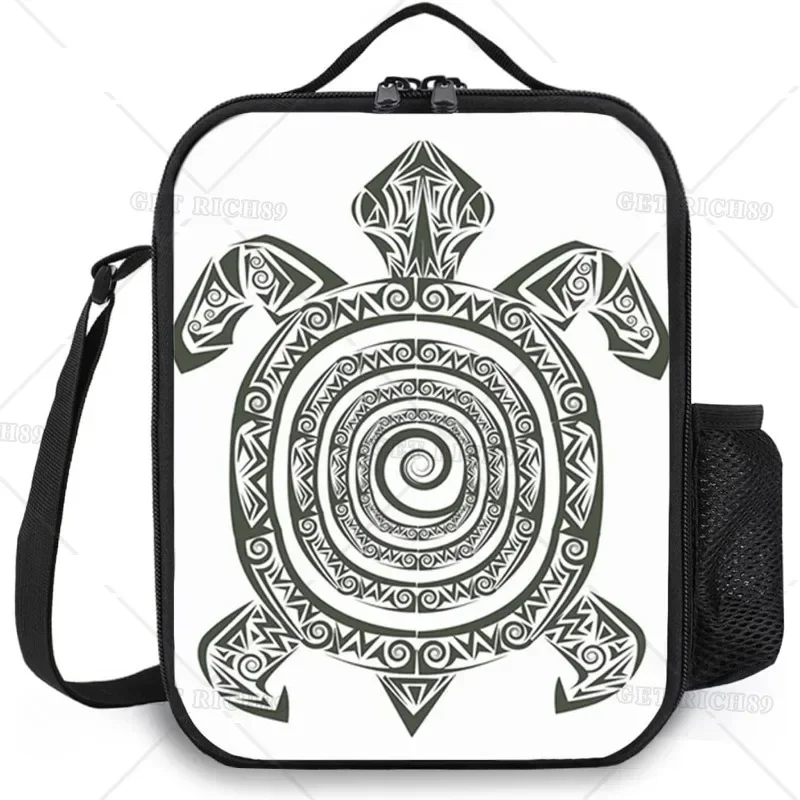 

Turtle Insulated Lunch Bag for Women Men Animal Lunch Box Soft Cooler Tote Bags with Pocket for Work School Picnic or Travel