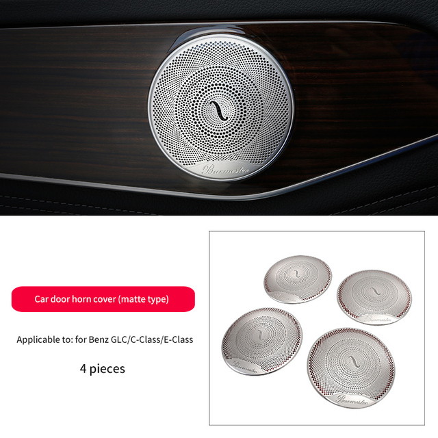 Car Audio Speaker Cover Trim Door Loudspeaker Cover Trim Car Accessories for Mercedes Benz E/C/GLC Class W213 W205 X253