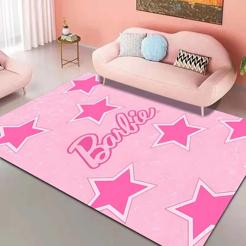 17 Styles Barbie Pink Rug Carpet for Living Room Girls Bedroom Kid's Room Home Decor Area Rug Non-slip Mat Sofa Mat Pink Decor floor mat,plush rug,decorative carpet,non slip carpet,kids carpet