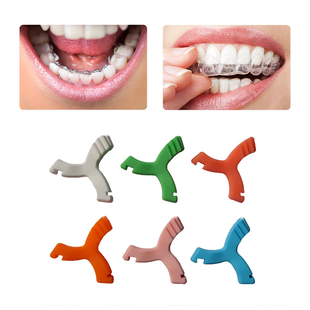 1Pcs Dental Yshaped BitableSilicone Orthodontics Chew Invisible