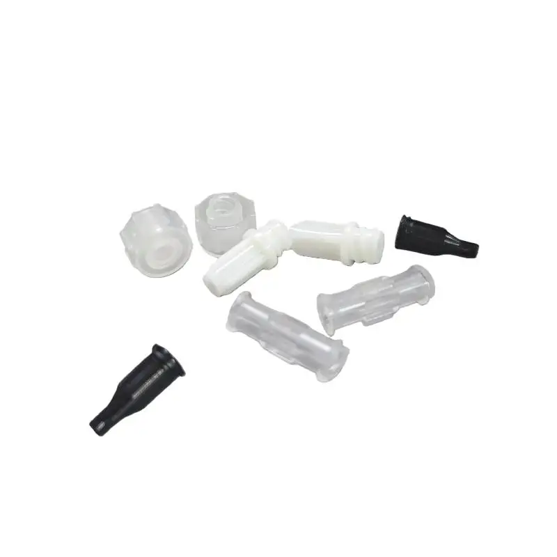 10Pcs Transparent Plastic Syringe Connector Leak Proof Double Helix Medical Sterile Luer Lock Adapter DIY Accessories