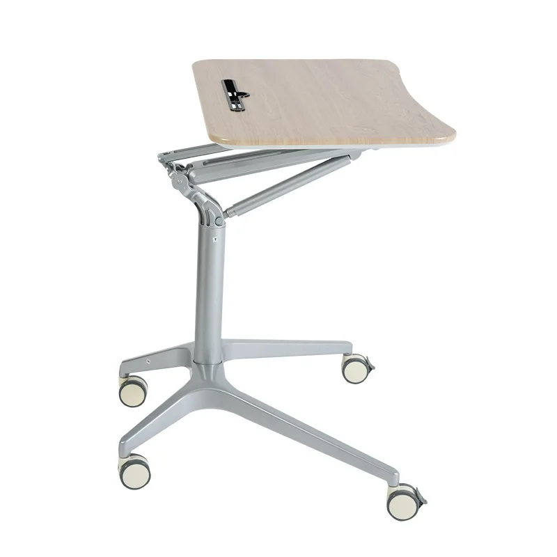 

Lifting Desk 77.5mm-107cm Sitting/Standing Laptop Desk Mobile Pallet with Mobile Wheels Lectern Desk