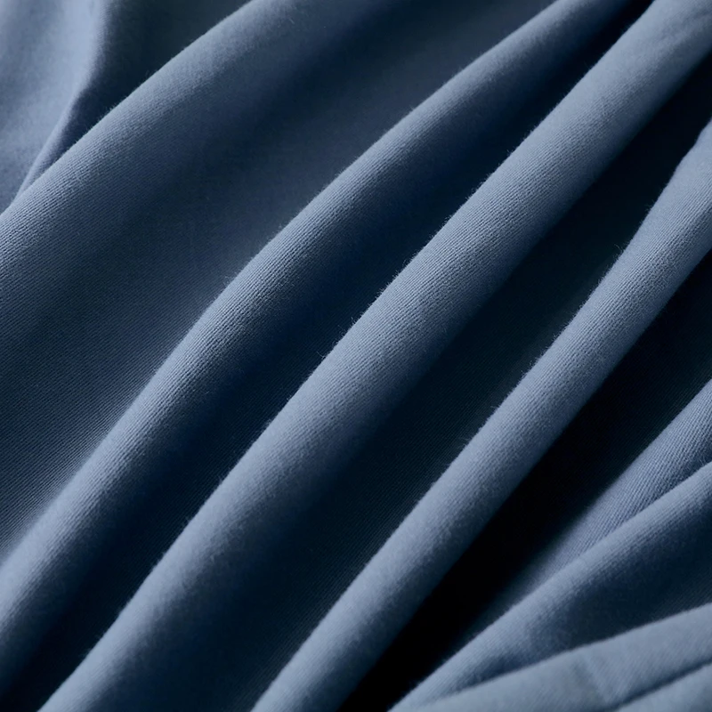 Cotton Fitsheet High-Quality Mattress Cover With Elastic Band Bedsheet Solid Color Single Double Full Queen Size Fitted Sheet