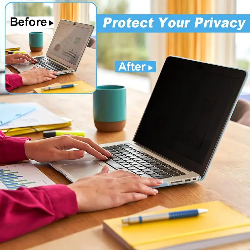 Privacy Screen Protector For Laptop 12.5/13.3/14/15.6 inches PC Computer Privacy Filter Waterproof Anti-peeping Screen Shield