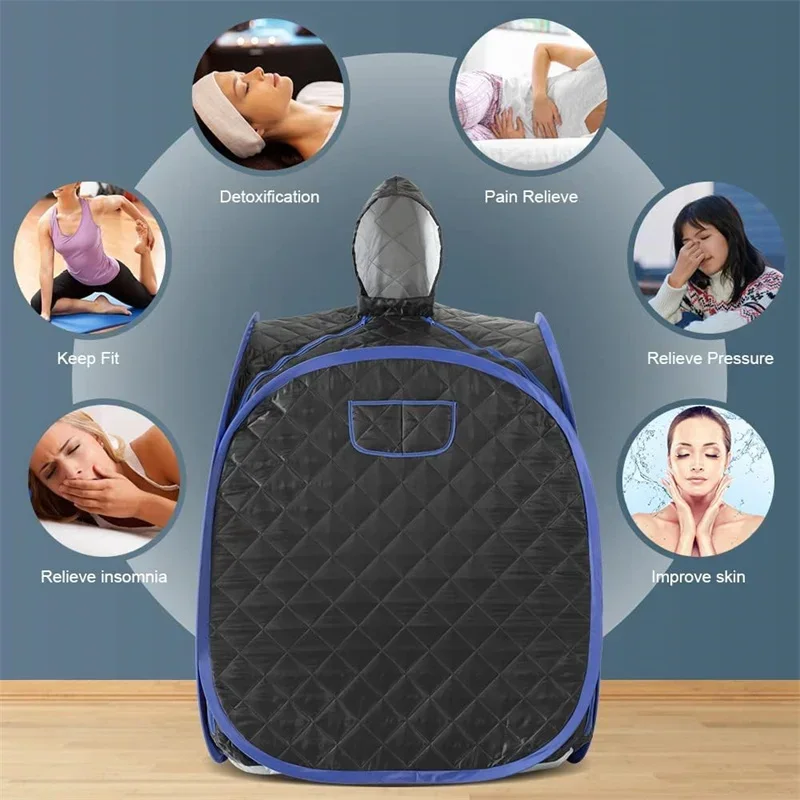 Portable Steam Sauna Tent  Full Body Home Sauna Spa, 1 Person or 2 Person Share Sauna No Sauna Steamer 2