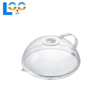 Couvercle anti-éclaboussures pour micro-ondes, couvercle de chauffage pour four domestique, couvercle transparent pour assiette, poignée, accessoires de cuisine 6