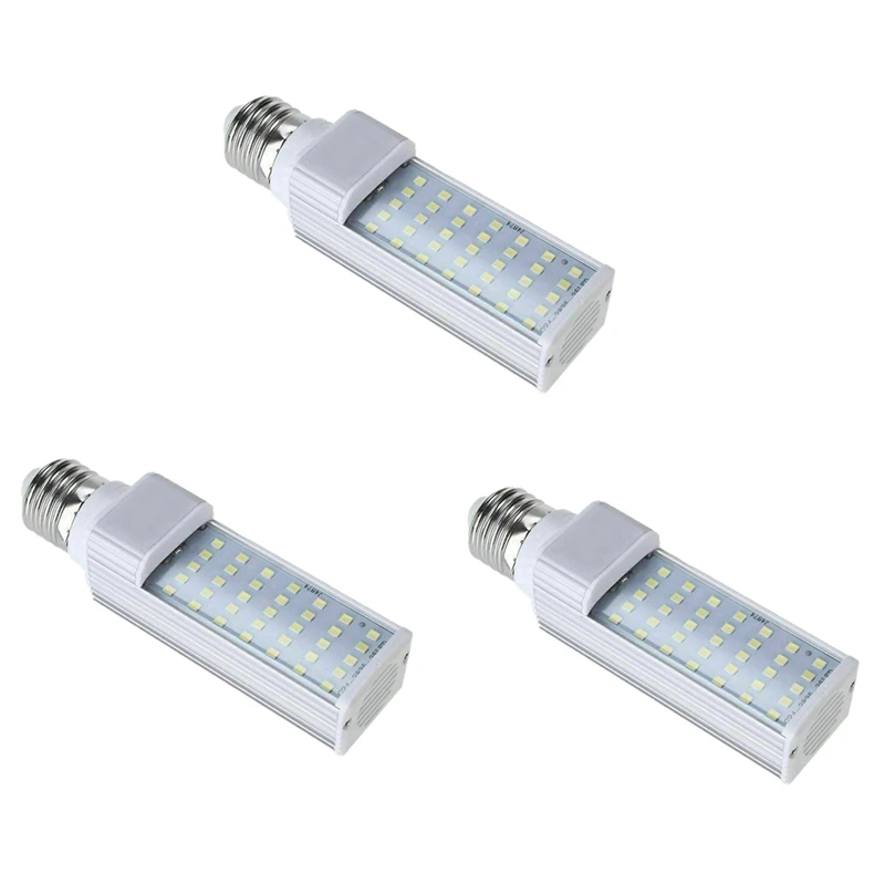 

3X Fishpod White Plant Aquarium 7W Grow Light LED Tank Fish Coral Bulb E27 Lamp