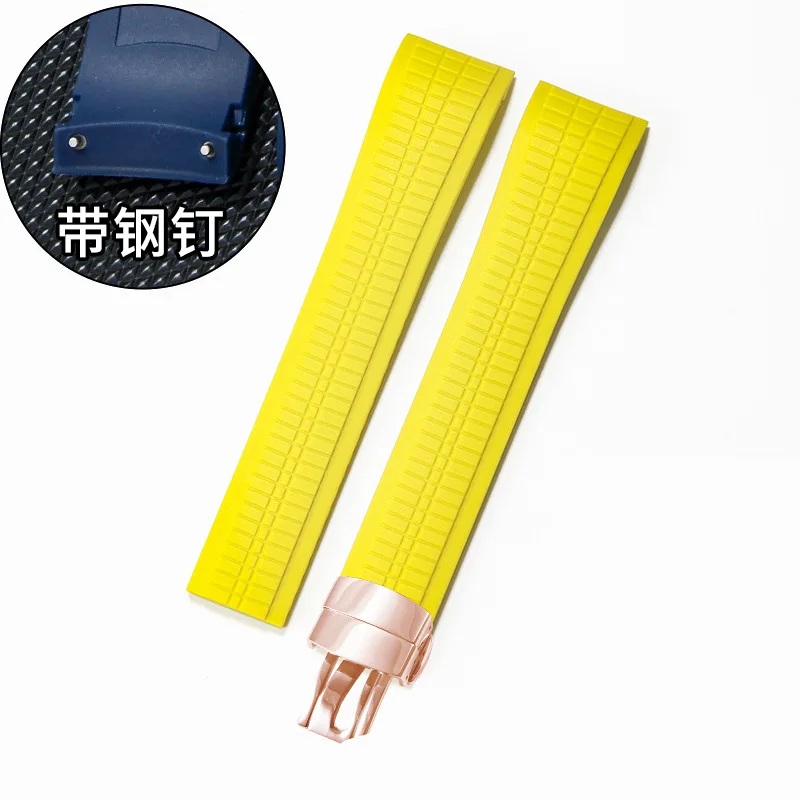 Premium Rubber Watch Strap for Luxury Timepieces – 21mm