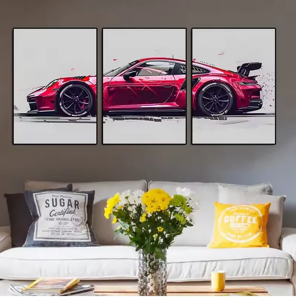 Diamant Stickerei Sportwagen Diamant Malerei Supercar Voll Platz Runde 5D DIY Mosaik Home Dekoration – Detail 5