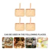 4 Pcs Mini Woven Baskets Handheld Wood Chip Gift Hamper Small Storage Decorative Candy Flower Snack Basket Terrace Garden 2