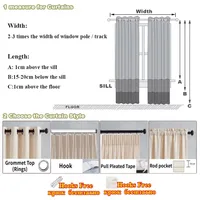European-style Curtains Simple European Beige Living Dining Room Bedroom Two-story Full-shading Window Curtain Finished Product 6