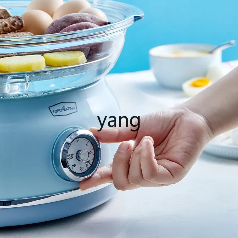 L'm'm Transparent Electric Steamer Multi-Function Seafood Automatic Steam Air Pot