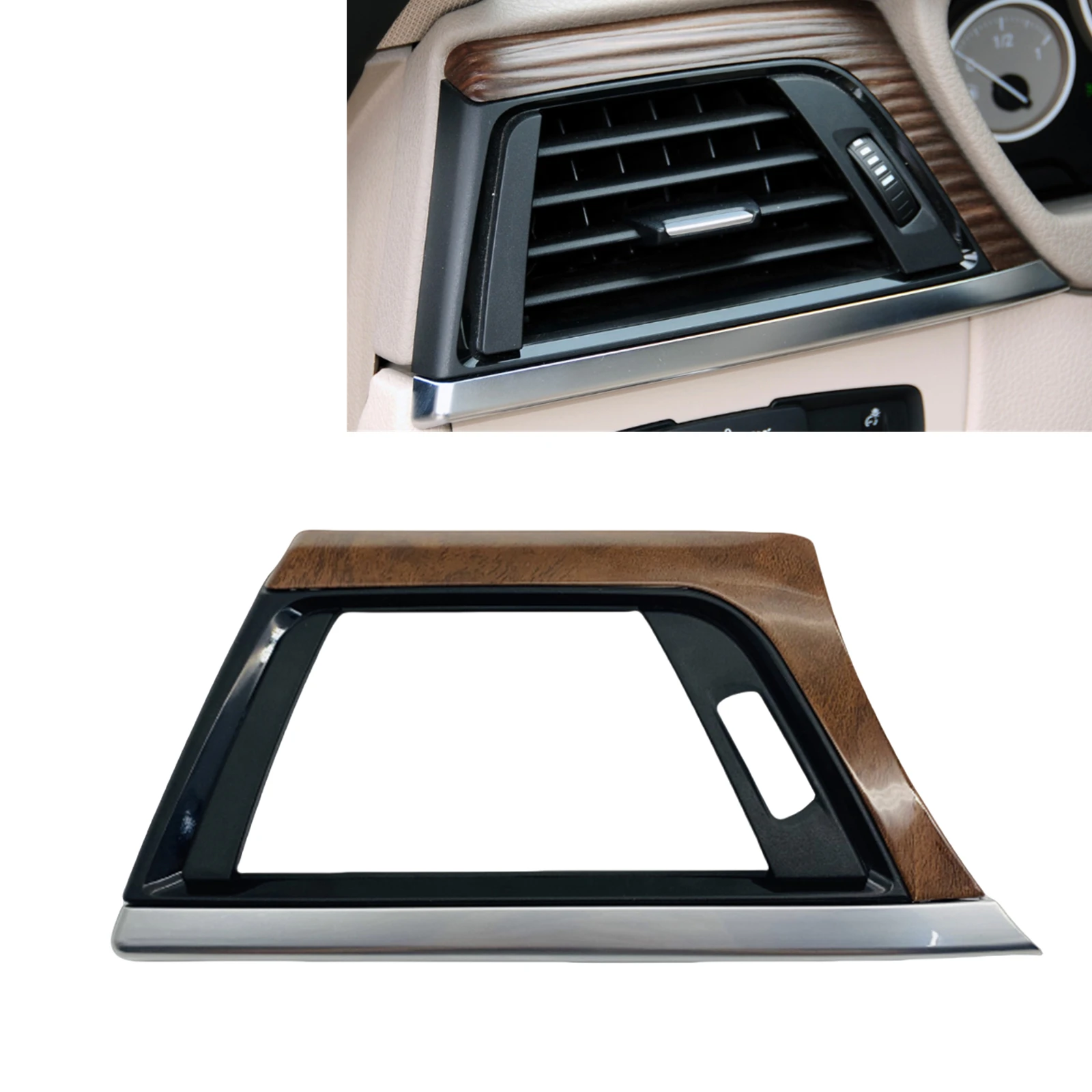 

Для BMW 3 4 серии F30 F31 F34 F35 F32 F33 F36 F82 F83 передняя левая сторона вентиляционного отверстия панель A/C кондиционер рамка отделка
