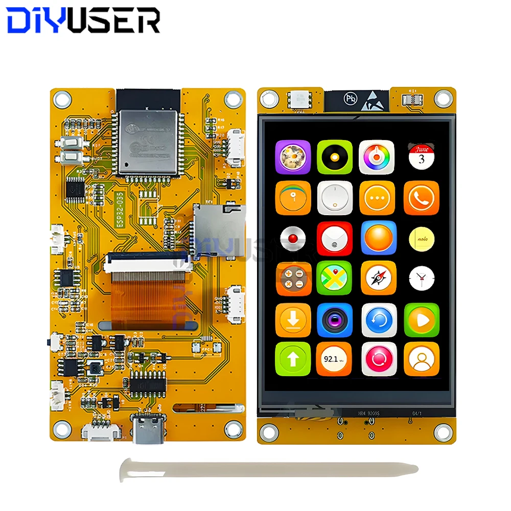 ESP32 Arduino LVGL WIFI&Bluetooth Development Board 3.5 inch Touch 240*320 Smart Display Screen 3.5 inch LCD TFT Module