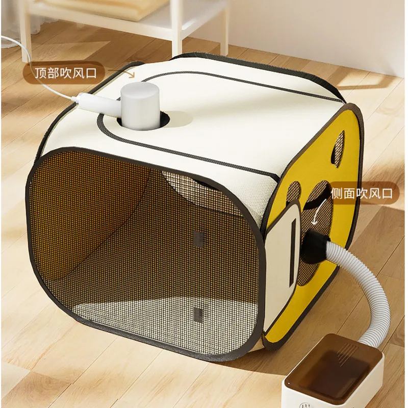 Silent Pet Drying Box, Circulating Breathable Blow Dryer,Constant Temperature, 39 Degrees Dogs Hairdryer, Folding Grooming Dryer