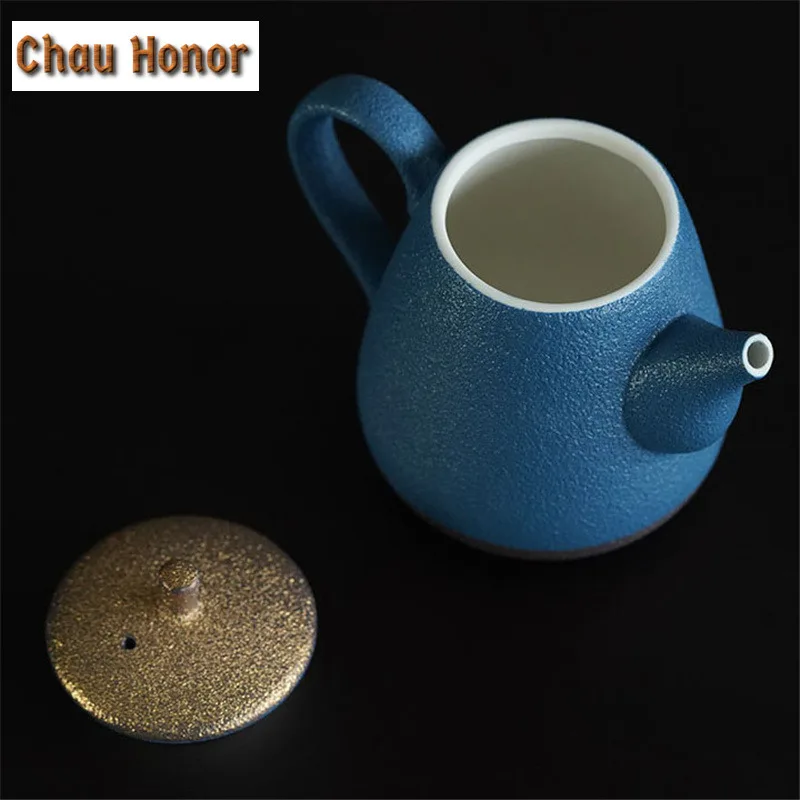 210ml Dehua Coarse Ceramic Teapot Handmade Pottery Household Teakettle Chinese Kung Fu Tea Master Pots Teaware Gift Packaging