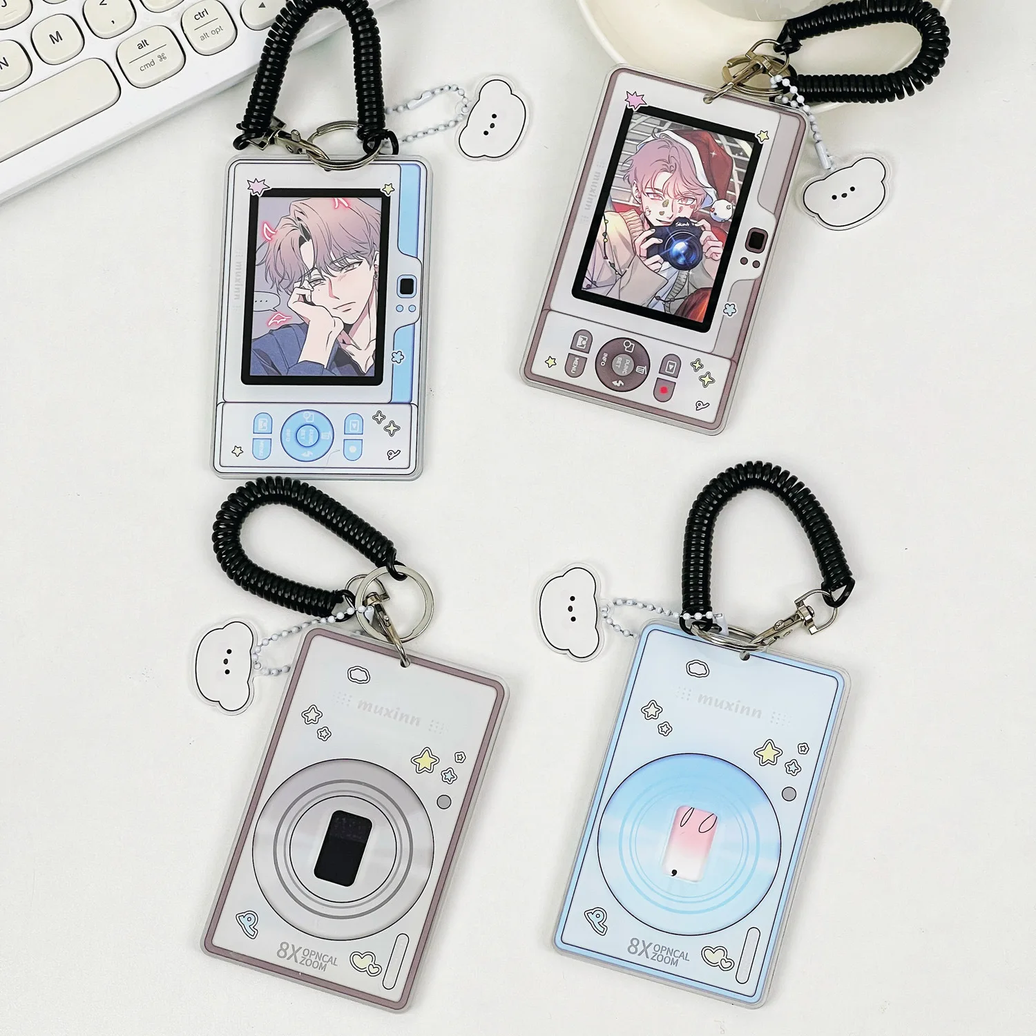Adorable Camera-Shaped Kawaii Photo Card Holder & Protective Display Sleeves - Cute Stationery Gift