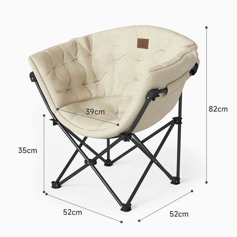 Folding Chair Living Room Balcony Leisure Chair Outdoor Courtyard Sun Recliner Portable Fishing Camping