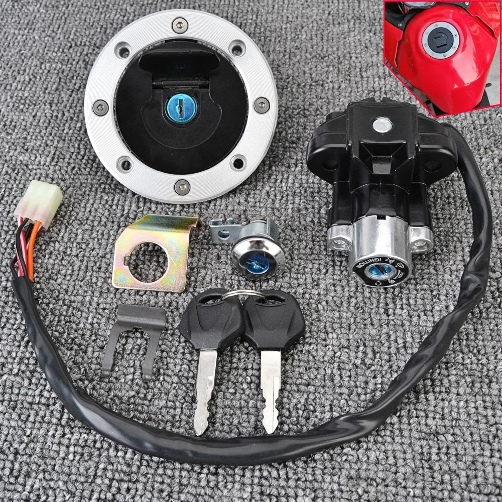 Motorcycle Ignition Switch DL 650 1000 Ignition Switch Fuel Gas Tank Cap Cover Seat Lock For Suzuki DL1000 DL650 V-Strom VStrom V Strom 2004-2011 2010