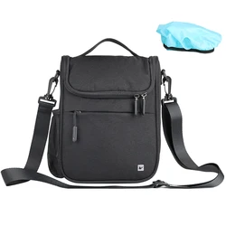 Rhinowalk Waterproof 5L Handlebar Bag with Phone Holder - Bike Accessories (Black)