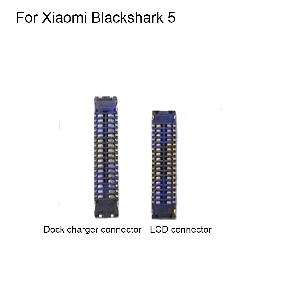 Connettore Fpc Per Porta Di Ricarica Micro Usb Dock Da 2 Pezzi Per Xiaomi Blackshark 5 Logic Sullo Schermo Lcd Della Scheda Madre Della Scheda Madre