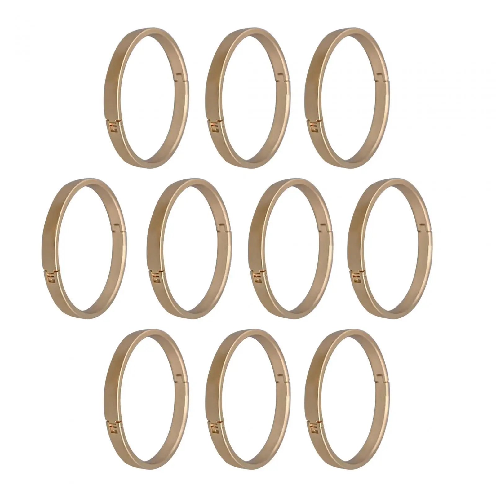 

10Pcs Key Rings Book Rings Clips Cards Note Paper 1 inch Loose Leaf Binder Rings for Cards Office Home Wall Desk Calendar